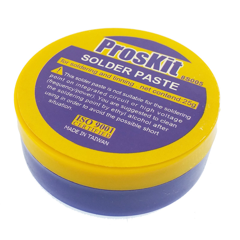 تصویر روغن لحیم پروسکیت مدل PK25 وزن 25 گرم - زرد 