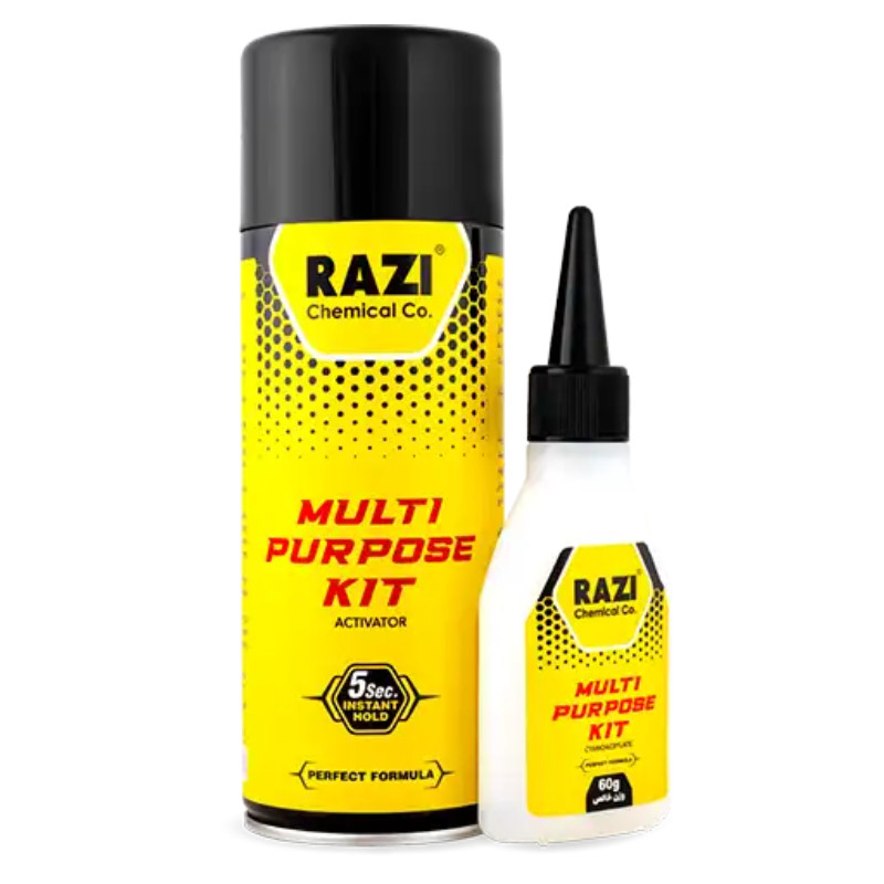 تصویر چسب 123 رازی مدل فیکس حجم 400 میلی لیتر 