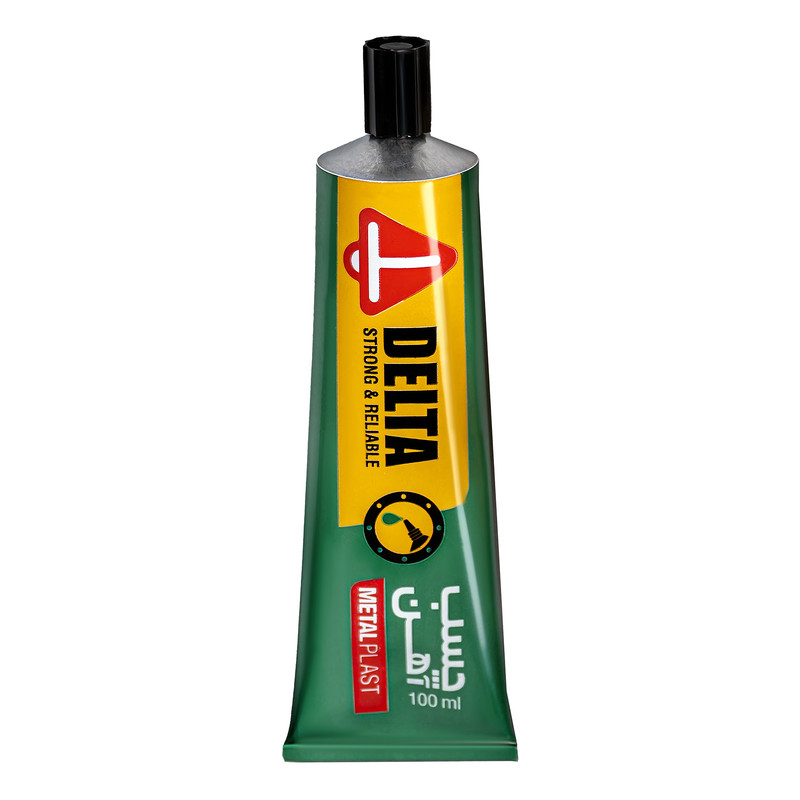 تصویر چسب آهن همه کاره دلتا مدل Metalplast حجم 100میلی لیتر 