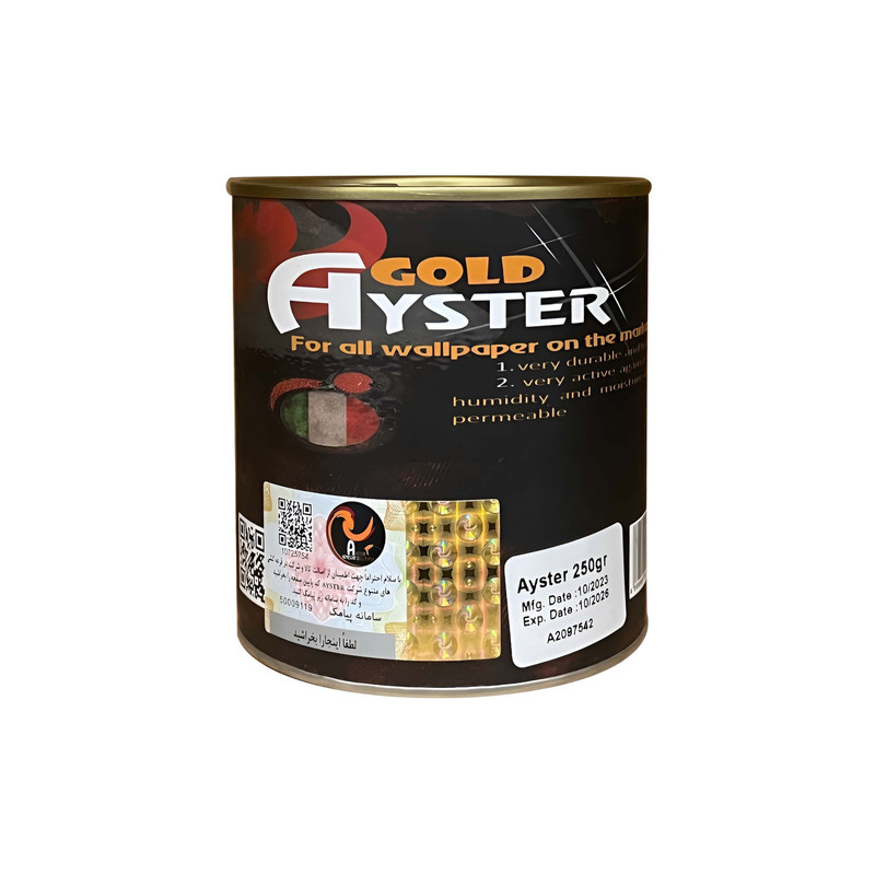 تصویر چسب کاغذ دیواری آیستر مدل گلد وزن 250 گرم 