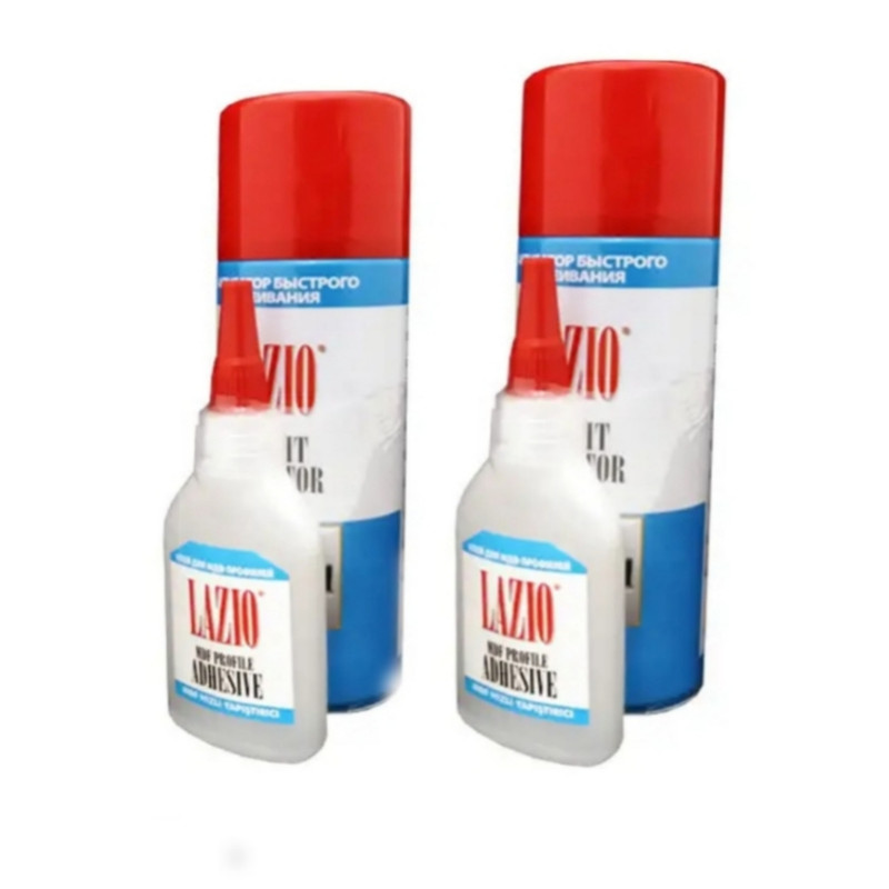 تصویر چسب 123 لازیو مدل MDFKIT حجم 400 میلی لیتر بسته دو عددی 