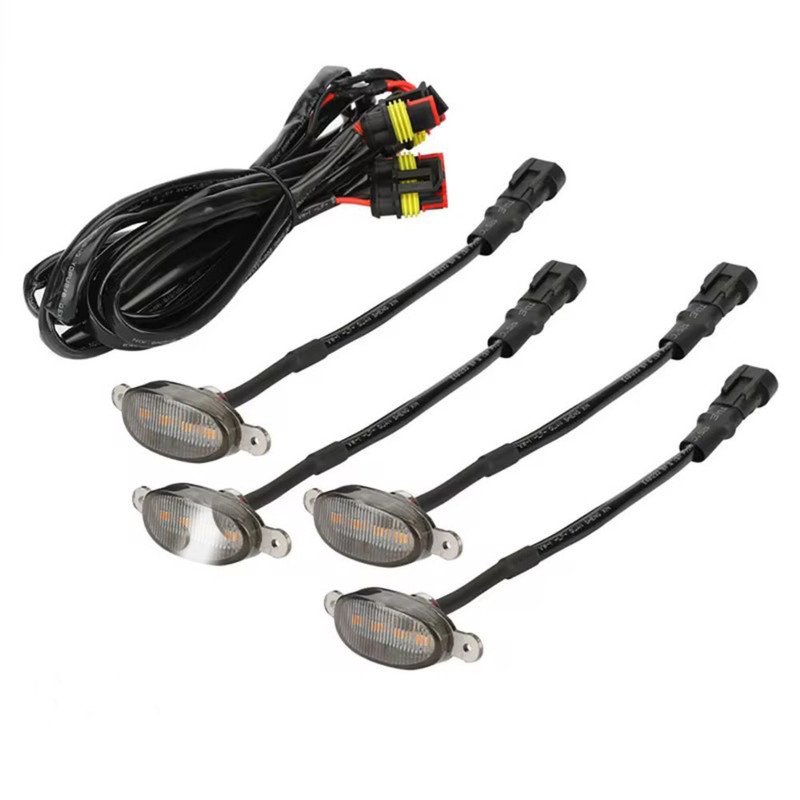 ال ای دی DRL جلو پنجره خودرو مدل KZ-OFFROAD بسته 4 عددی
