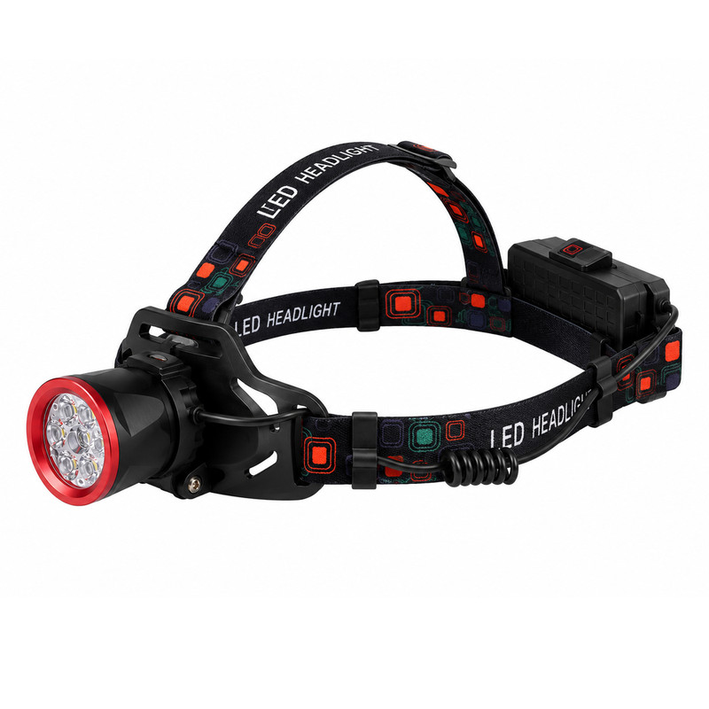 چراغ پیشانی مدل LED 404051 با نور مهتابی