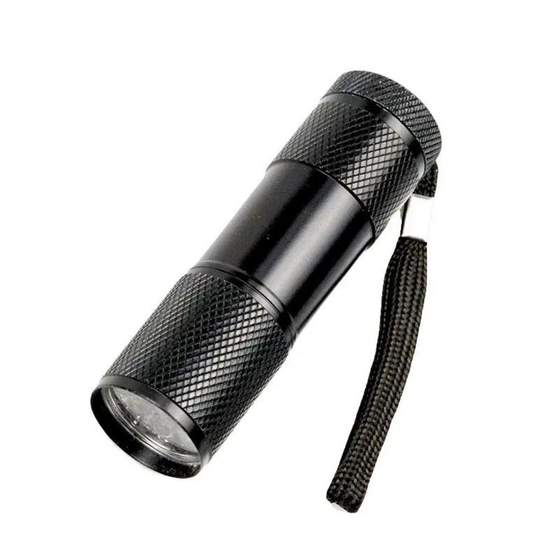 چراغ قوه دستی مدل 9LED با نور بنفش