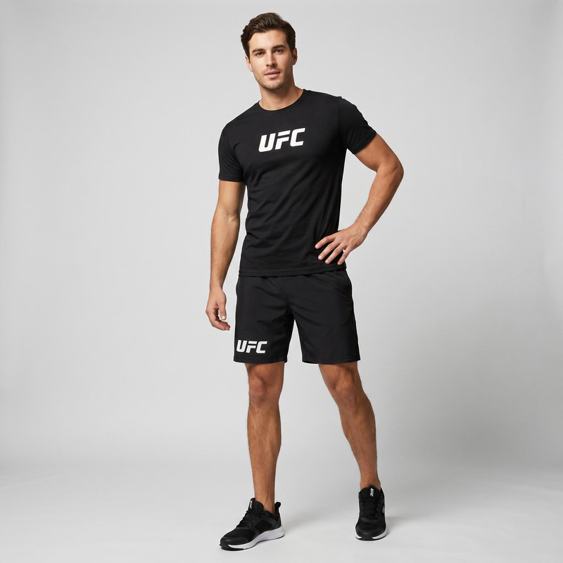 ست تی‌شرت و شلوارک ورزشی مردانه مدل Ufc590