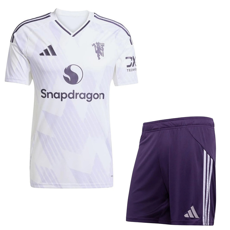 ست تی‌شرت آستین کوتاه و شلوارک ورزشی مردانه مدل منچستر یونایتد Away 2026
