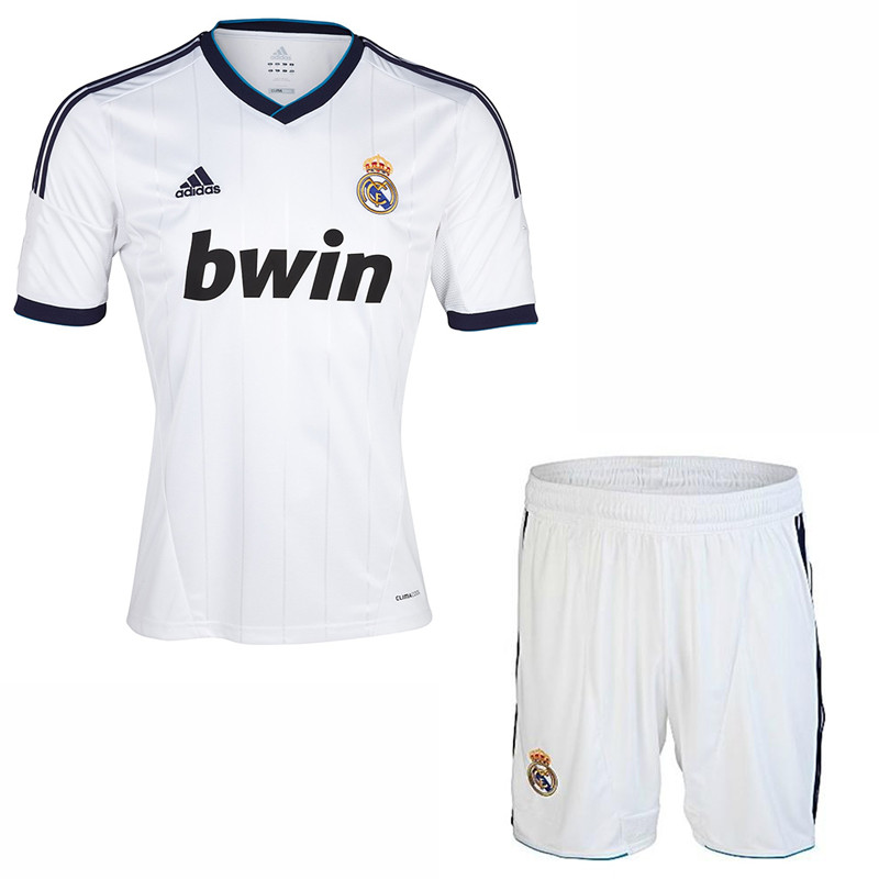 ست تی‌شرت و شلوارک ورزشی مردانه مدل رئال مادرید Home 2012