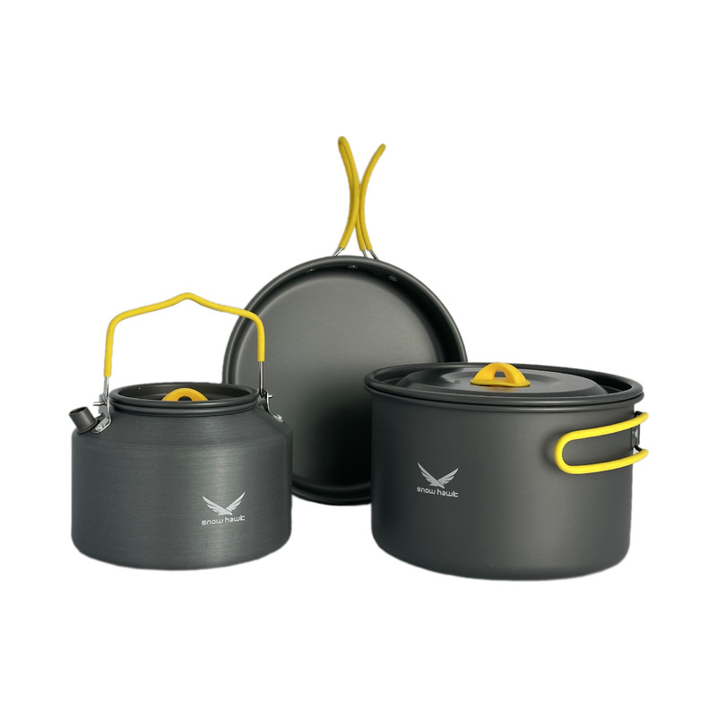 مجموعه ظروف 3 نفره کمپینگ اسنوهاوک مدل SN-T111