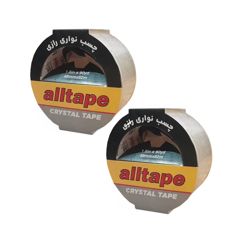چسب پهن رازی مدل alltape عرض پنج سانتی متر بسته 2 عددی