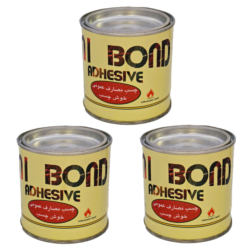 چسب همه کاره خوش چسب مدل Uni Bond حجم 250 میلی لیتر بسته 3 عددی