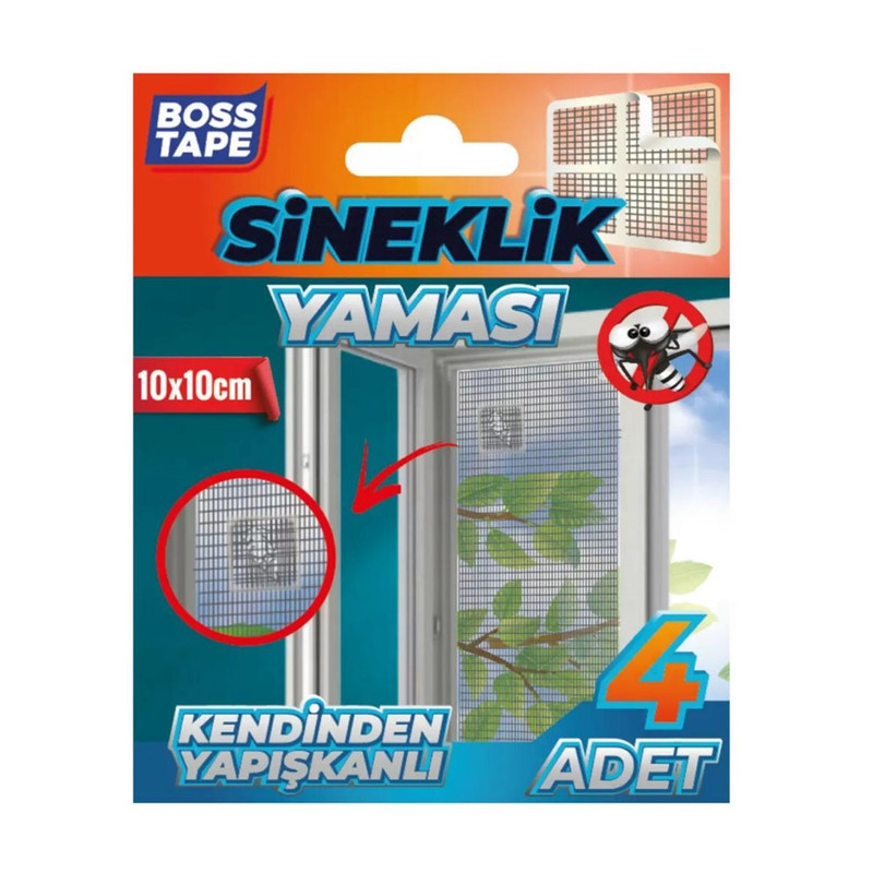 چسب تعمیرات توری بوس تیپ مدل BT42 بسته 4 عددی