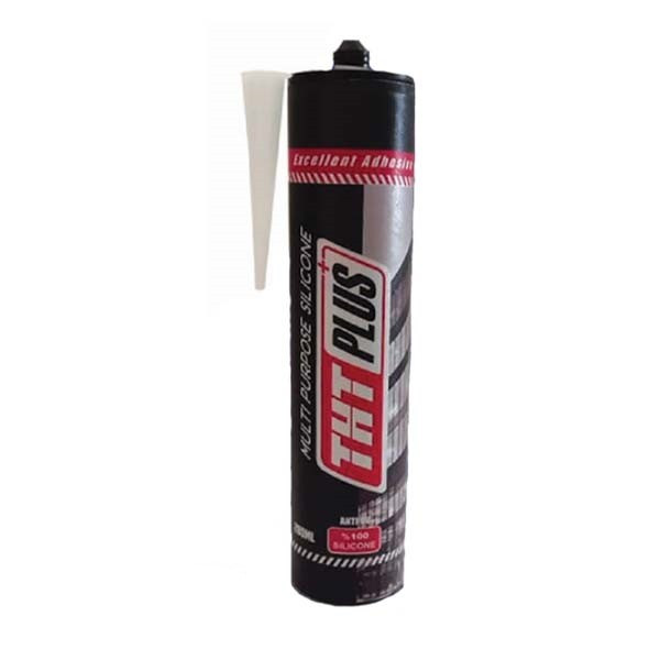 چسب سیلیکون آواریوم تی اچ تی مدل THT PLUS حجم 300 میلی لیتر