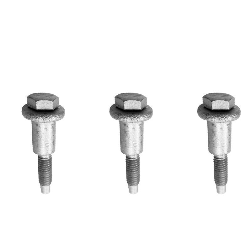 پیچ موتور فن خودرو قطعه سازان کبیر مدل PICH-206-3010223 مناسب برای پژو 206 مجموعه 3 عددی