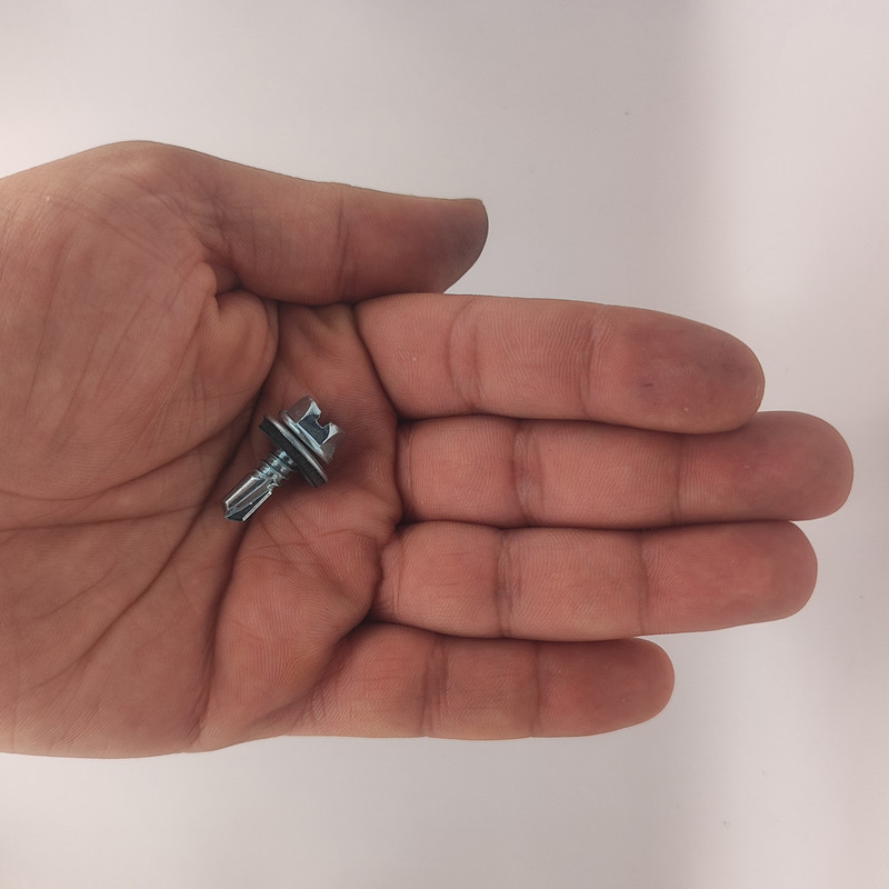 پیچ سرمته هامر مدل شیروانی واشردار کد Multiple Sizes مجموعه 12 عددی
