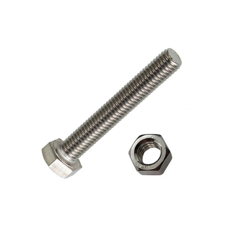 پیچ و مهره مدل Hex-12-80 مجموعه 2 عددی