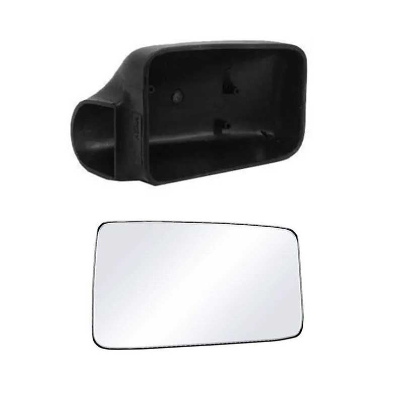 قاب و شیشه راست آینه قطعه سازان کبیر مدل GHB-4053010307-R مناسب برای پژو 405 قدیم