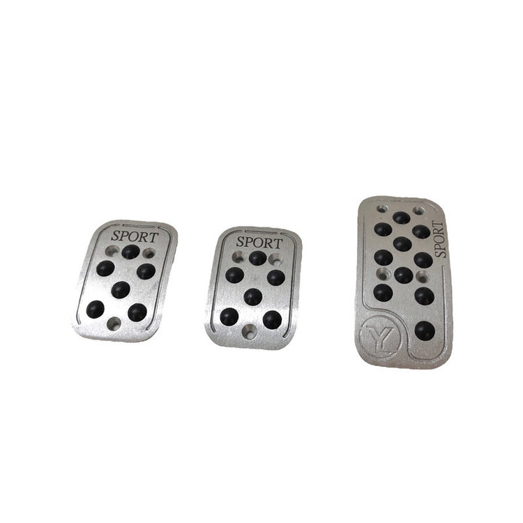 روکش پدال تزیینی خودرو چیکال مدل آرسی کد P-2035 بسته 3 عددی
