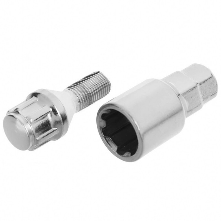پیچ چرخ و رینگ ضد سرقت خودرو چیکال مدل M-18 مناسب برای ام وی ام X55 مجموعه 6 عددی