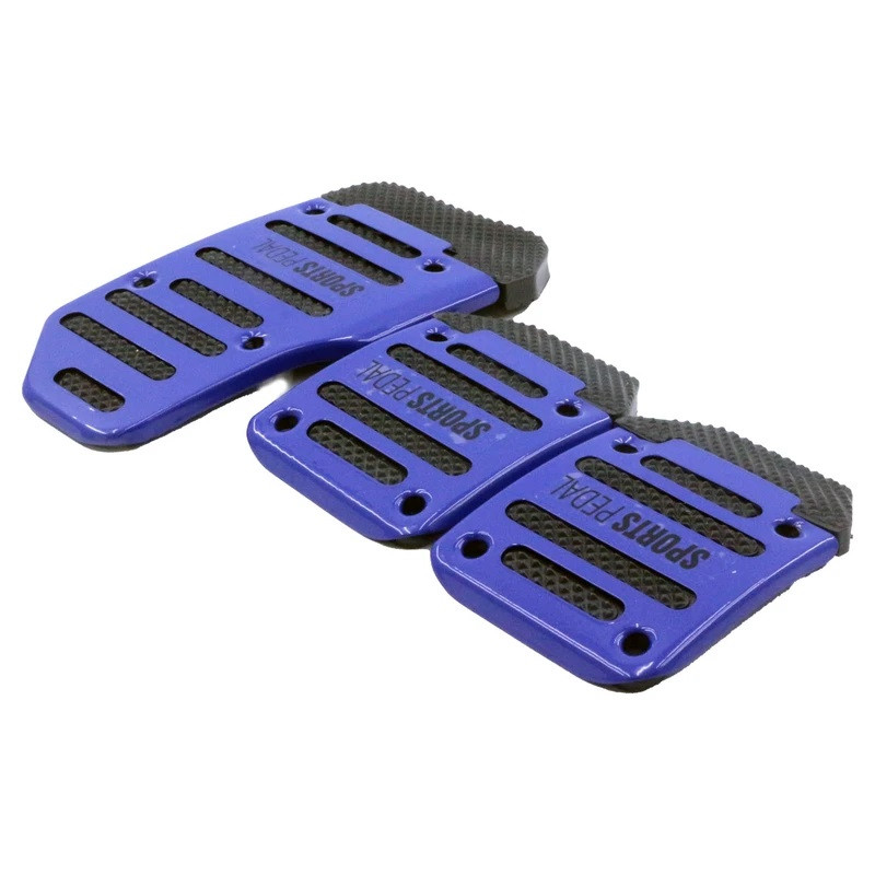 روکش پدال تزیینی خودرو چیکال مدل TYPE-R طرح BLU کد P-778