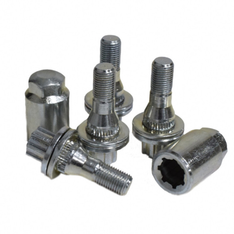 پیچ چرخ و رینگ ضد سرقت خودرو چیکال مدل M-58 مناسب برای زانتیا مجموعه 6 عددی