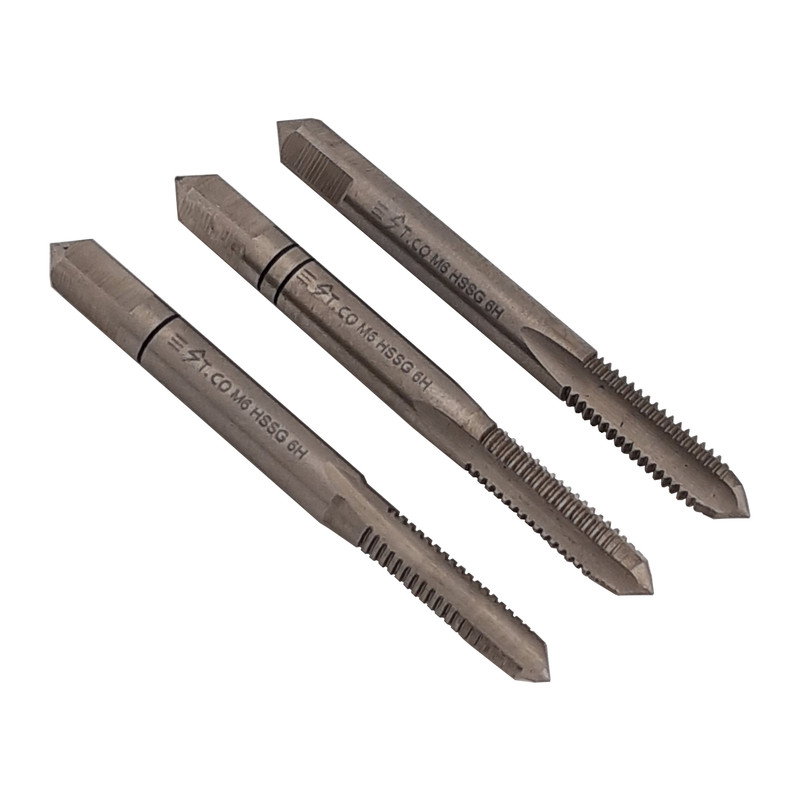 قلاویز دستی استیکو مدل M6-1 HSSG سایز 6 میلی متر مجموعه 3 عددی