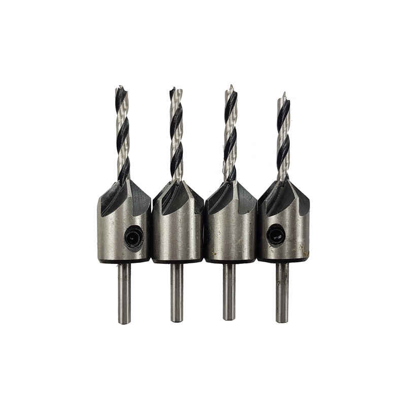 مته خزینه ولف کد WOLF 0305 سایز 4 میلیمتر مجموعه 4 عددی