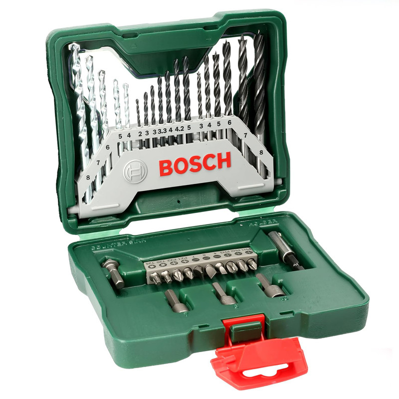 مته و سرپیچ گوشتی بوش مدل X33-2607019325 مجموعه 33 عددی