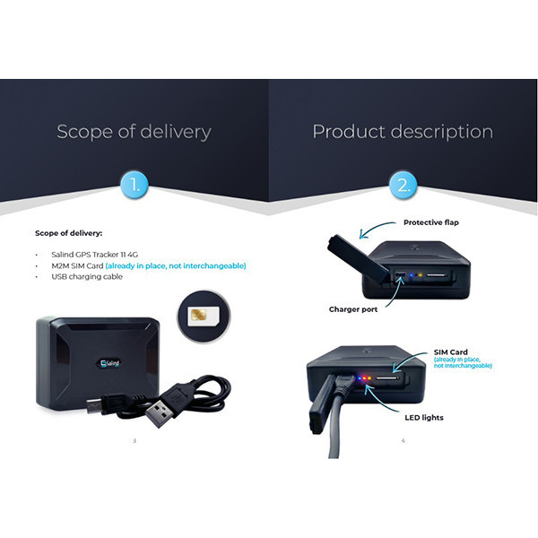 ترکر و GPS خودرو سالیند جی پی اس مدل B09P8H24TZ