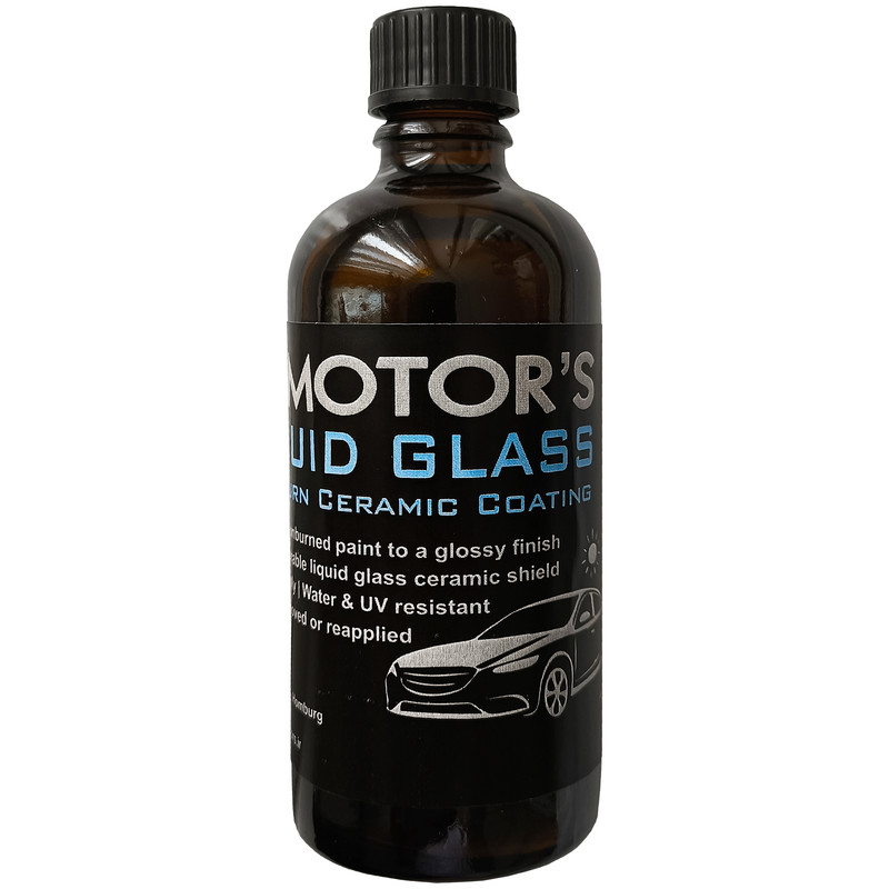 محلول سرامیک رفع آفتاب سوختگی خودرو ام موتورز مدل  Liquid Glass G8 حجم 80 میلی لیتر