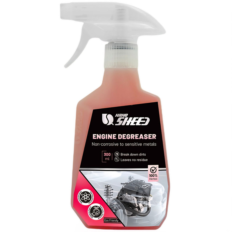 اسپری موتورشو نانوشید مدل car engine cleaner حجم 300 میلی لیتر