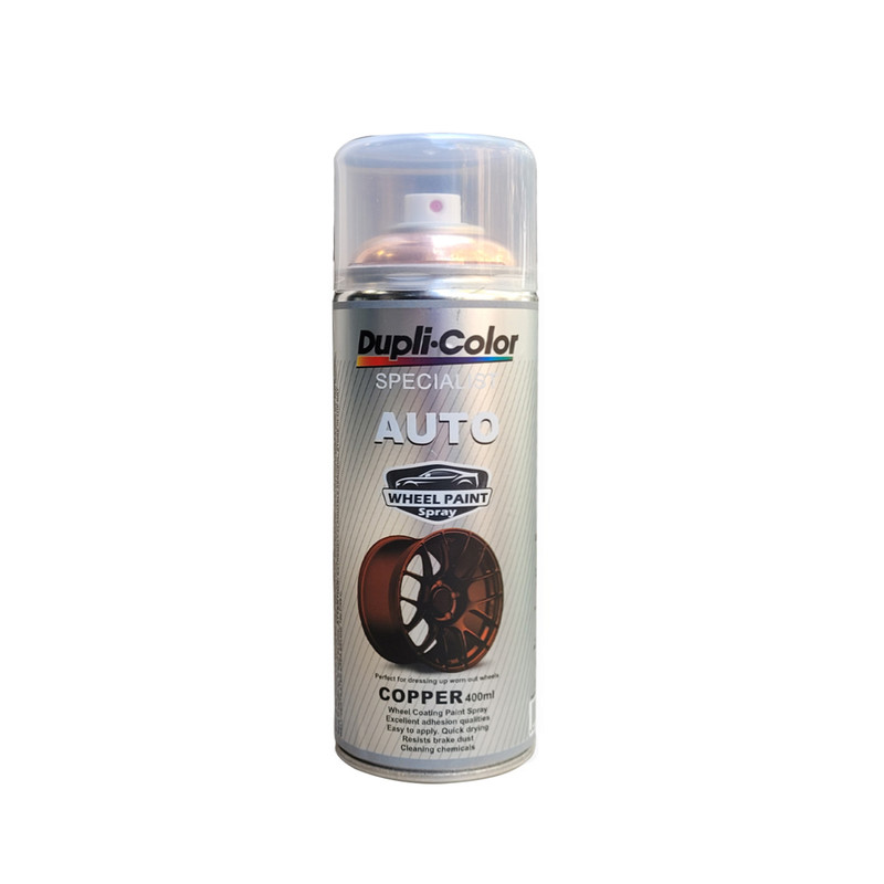 اسپری رنگ رینگ مسی دوپلی کالر مدل wheel paint حجم 400 میلی لیتر