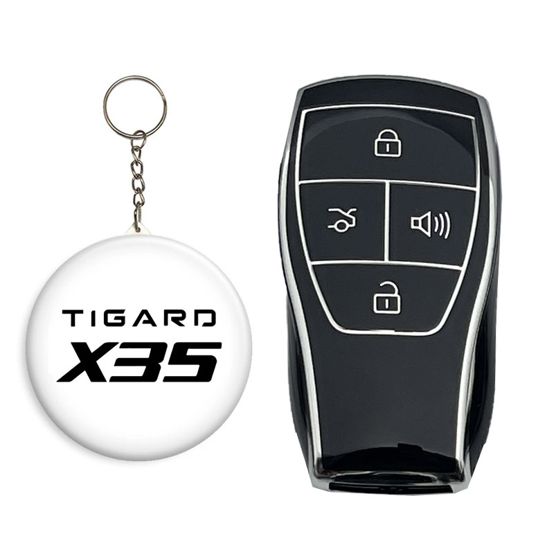 کاور ریموت و سوئیچ خودرو کالانیکس مدل COV-TIGARDLAK-10825  مناسب برای تیگارد X35 به همراه جاسوئیچی