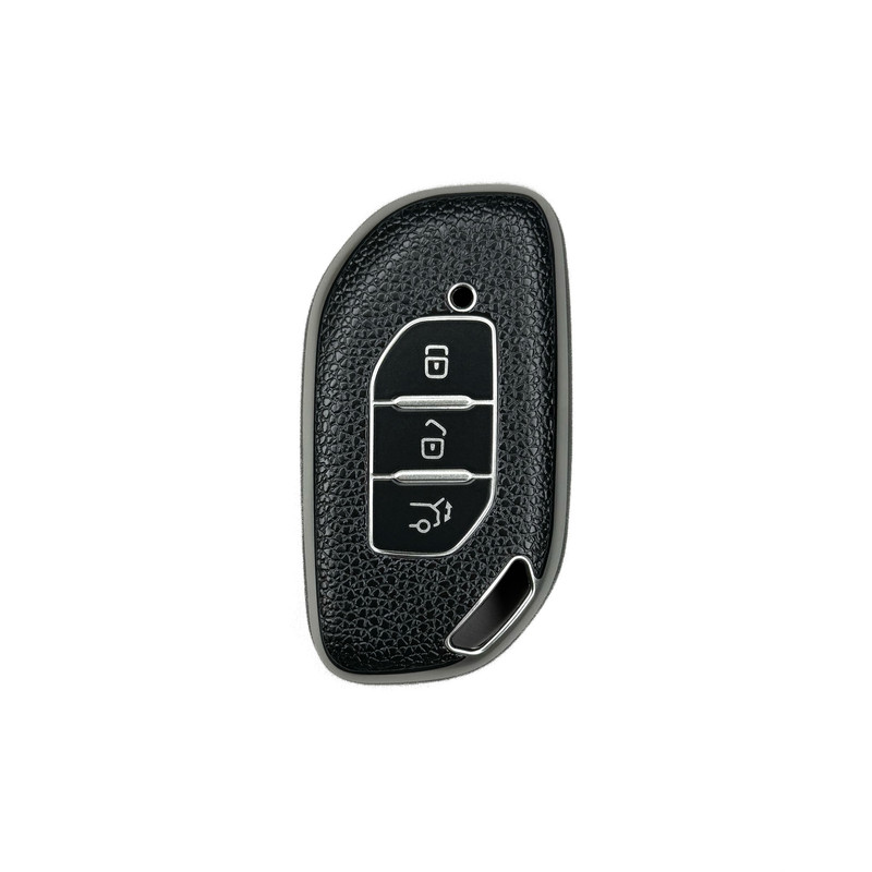 کاور ریموت و سوئیچ خودرو ام آر جی مدل 771 طرح چرم مناسب برای Fmc t5