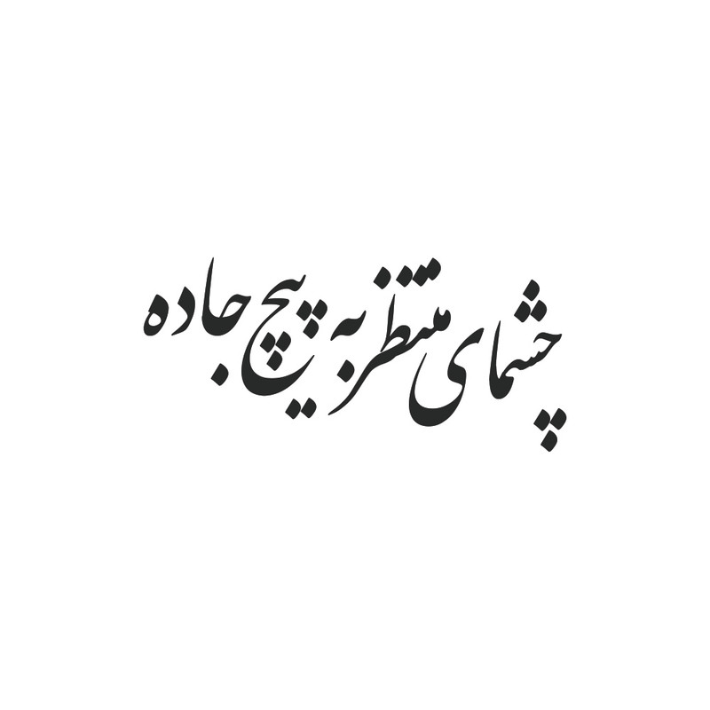 برچسب بدنه خودرو طرح چشمای منتظر به پیچ جاده مدل Shb06