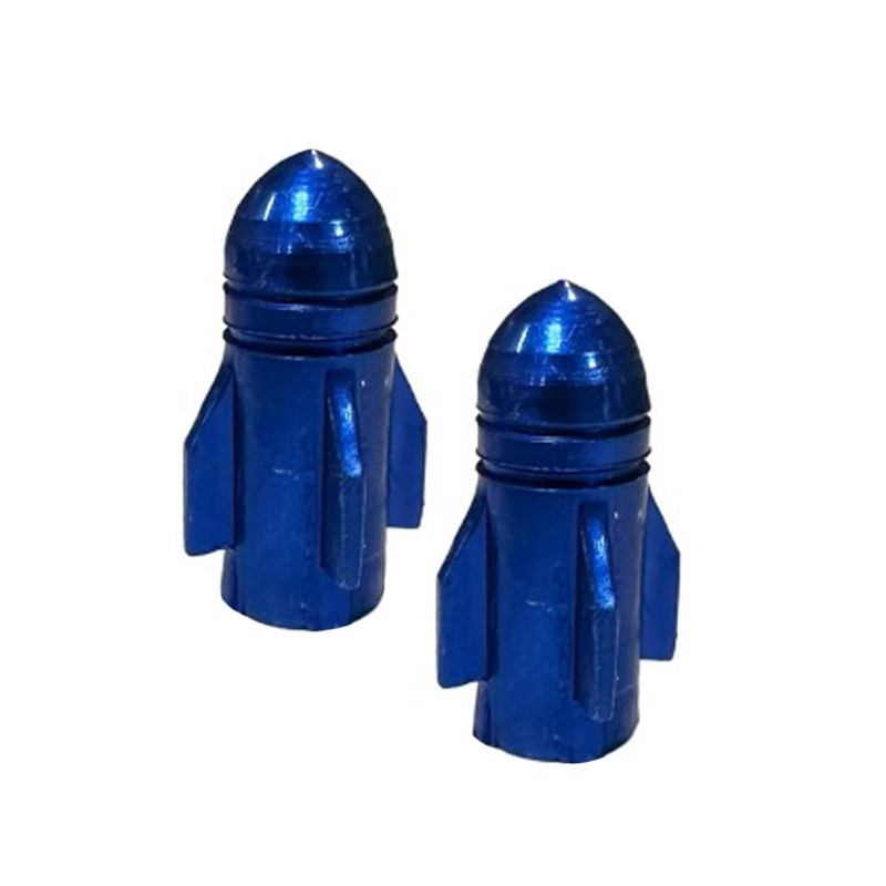 سروالف لاستیک خودرو طرح موشک مدل blu001 مجموعه 2 عددی