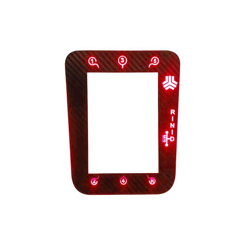 پنل چراغ دار دور دنده خودرو مدل RE مناسب برای تیبا