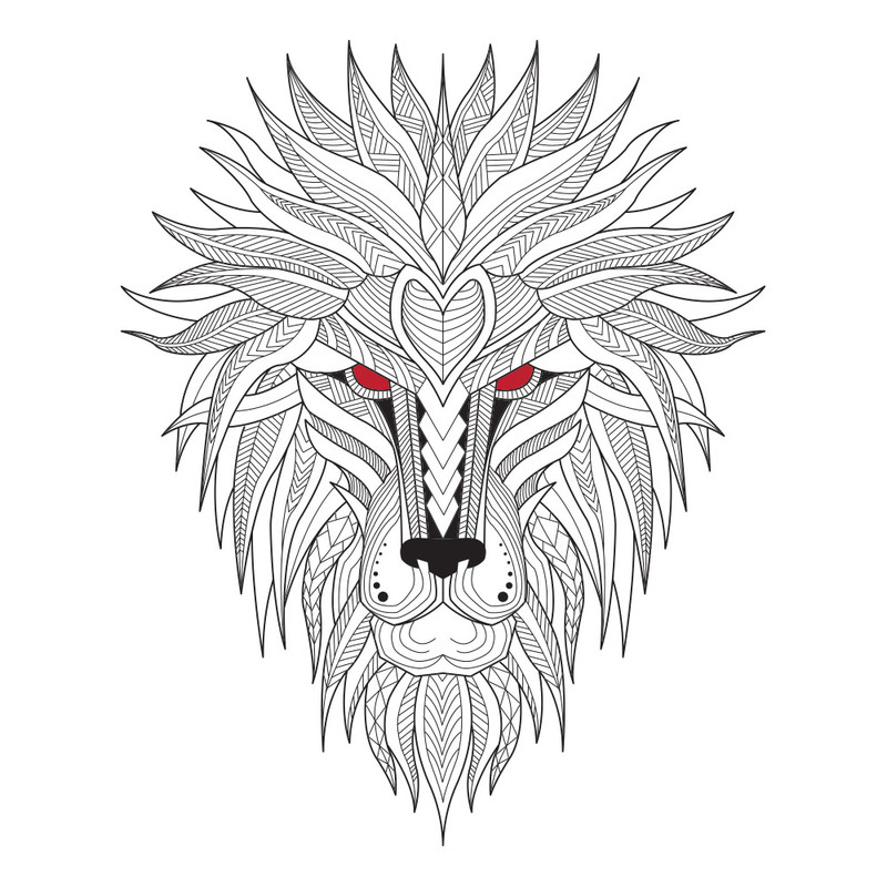 استیکر خودرو طرح شیر کد 01