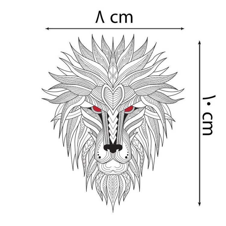 استیکر خودرو طرح شیر کد 01