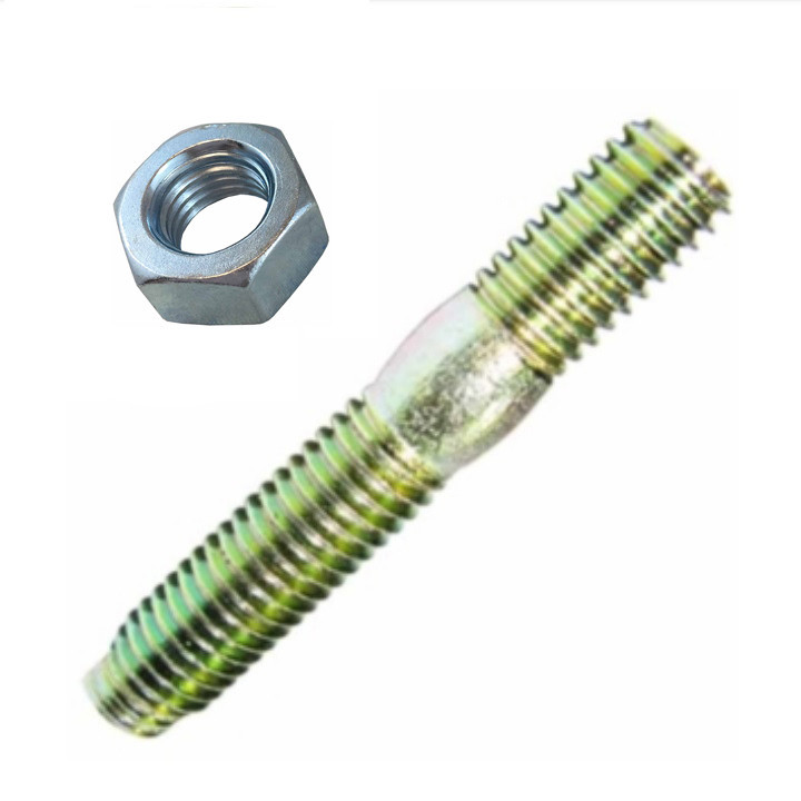 پیچ و مهره دو سر رزوه اگزوز مدل M-10 بسته 8 عددی