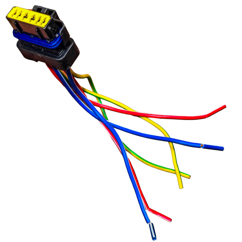 سوکت خودرو بست یدک مدل ۶ فیش سوزنی