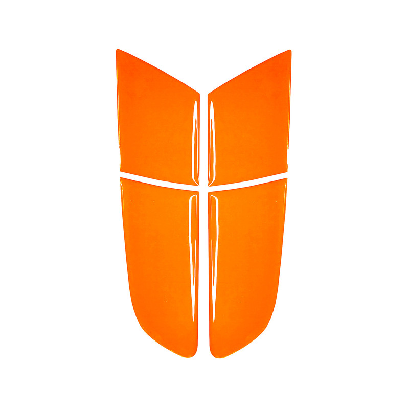 کاور کالرینگ سه بعدی چراغ عقب آرسی زد اسپرت مدل OrangeO2022 مناسب برای پژو 207