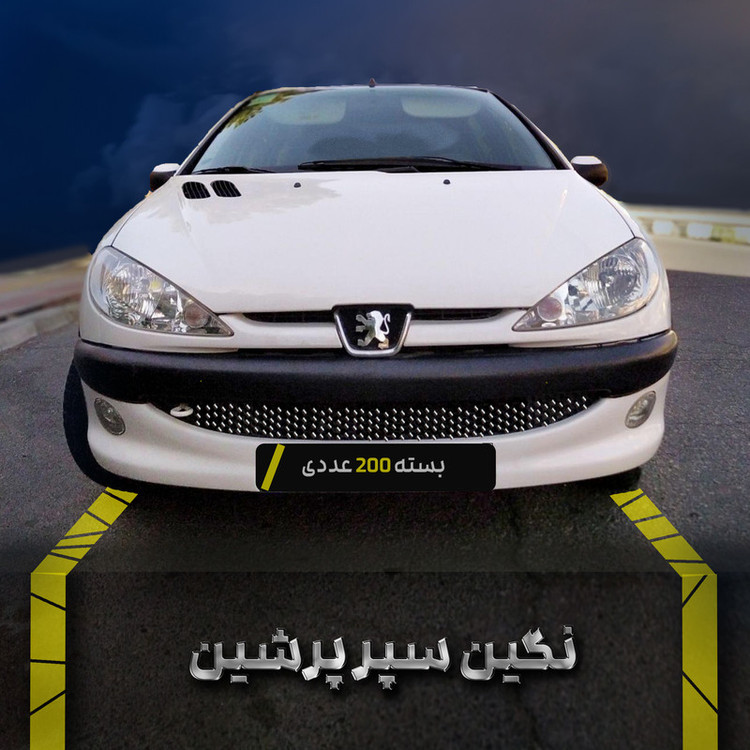 نگین سپر خودرو پرشین کد 12 مناسب برای پژو 206 بسته 200 عددی