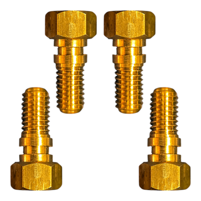 پیچ کورکن ورودی سوخت گاز سرسیلندر خودرو فورس مدل 003410 کد XU7P مناسب برای وانت آریسان ۲ و سمند سورن پلاس بسته ۴ عددی
