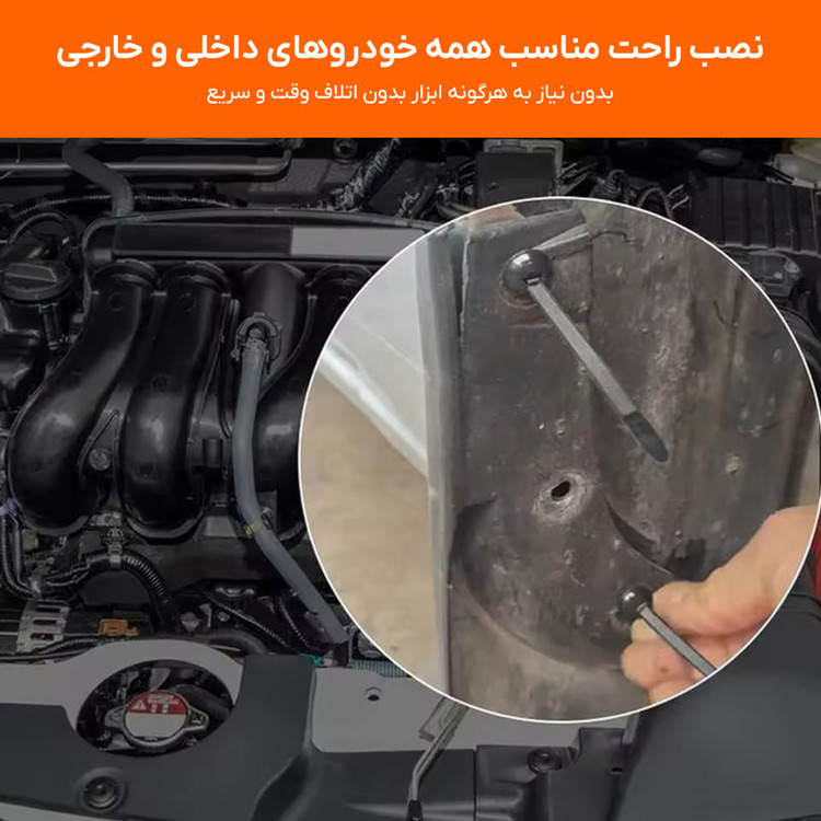 بست دکمه ای مدل GNP-T-50 بسته 50 عددی