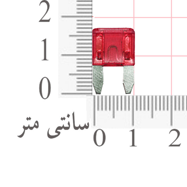 فیوز خودرو بیلگین مدل 10A مناسب برای پژو 206 بسته 100 عددی