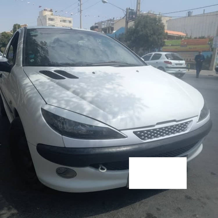 ابرویی چراغ جلو مدل AR-SIL مناسب برای پژو 206 بسته 2 عددی