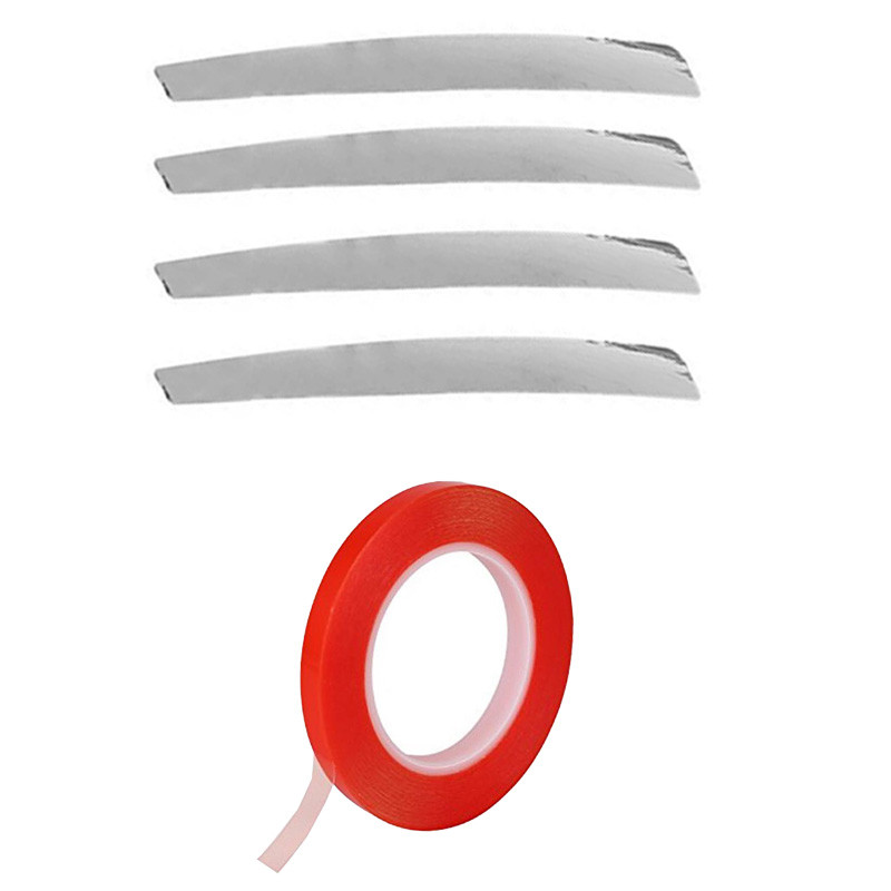 زه روی دستگیره خودرو قطعه سازان کبیر مدل STE-QUICK-3010322-مناسب برای کوییک مجموعه 4 عددی به همراه چسب