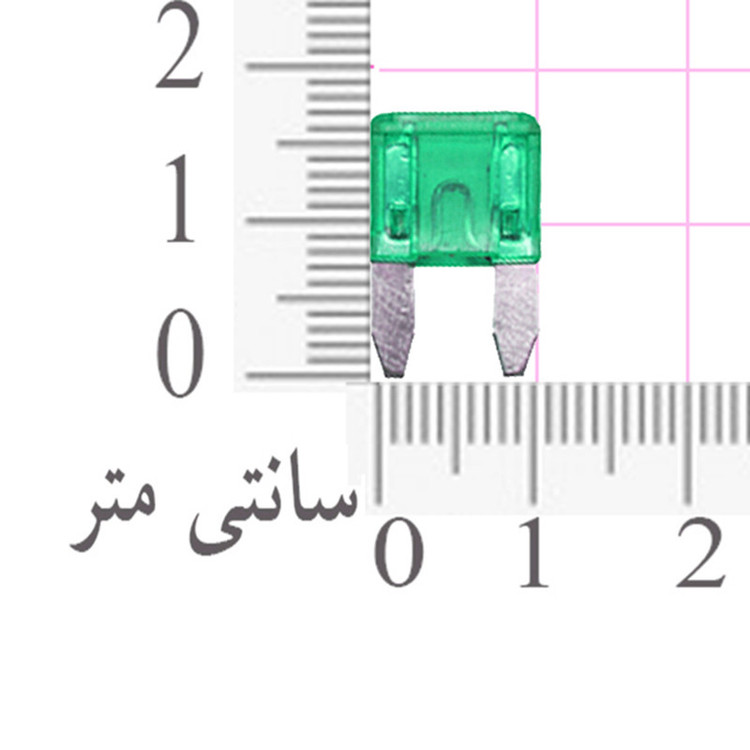 فیوز خودرو بیلگین مدل 30A مناسب برای پژو 206 بسته 100 عددی