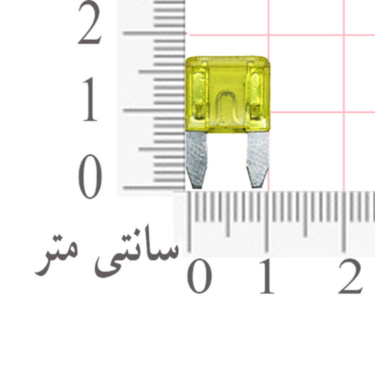 فیوز خودرو بیلگین مدل 20A مناسب برای 206 بسته 100 عددی