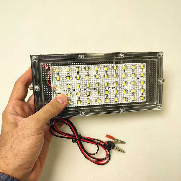 پرژکتور 50 وات وولی مدل گیره سوسماری 12V